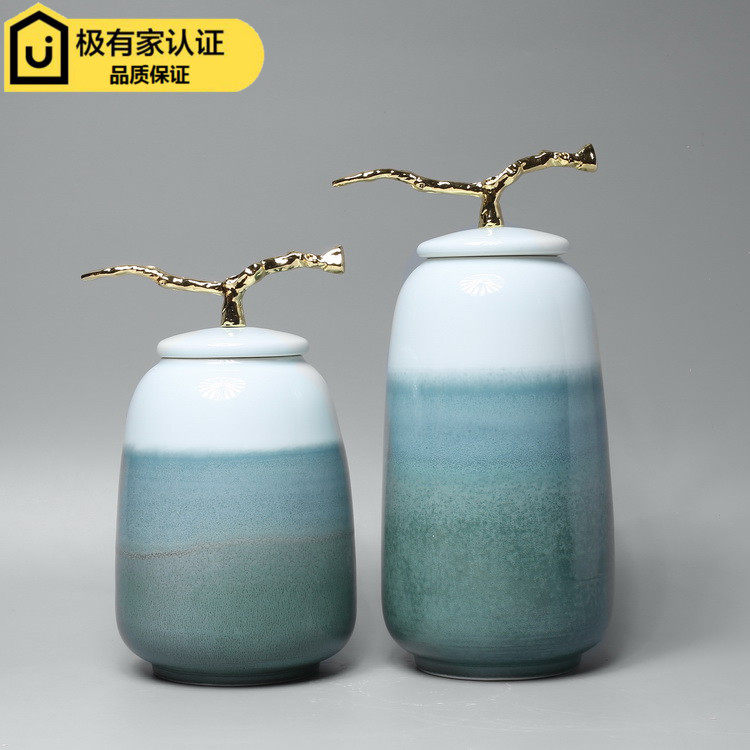 Living room wine cabinet decoration TV cabinet decoration Creative craft gift decoration Model room Hotel villa entrance Chinese style decoration