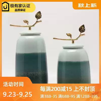 New Chinese style modern creative model room hotel Exhibition Hall home living room TV cabinet porch wine cabinet soft decoration