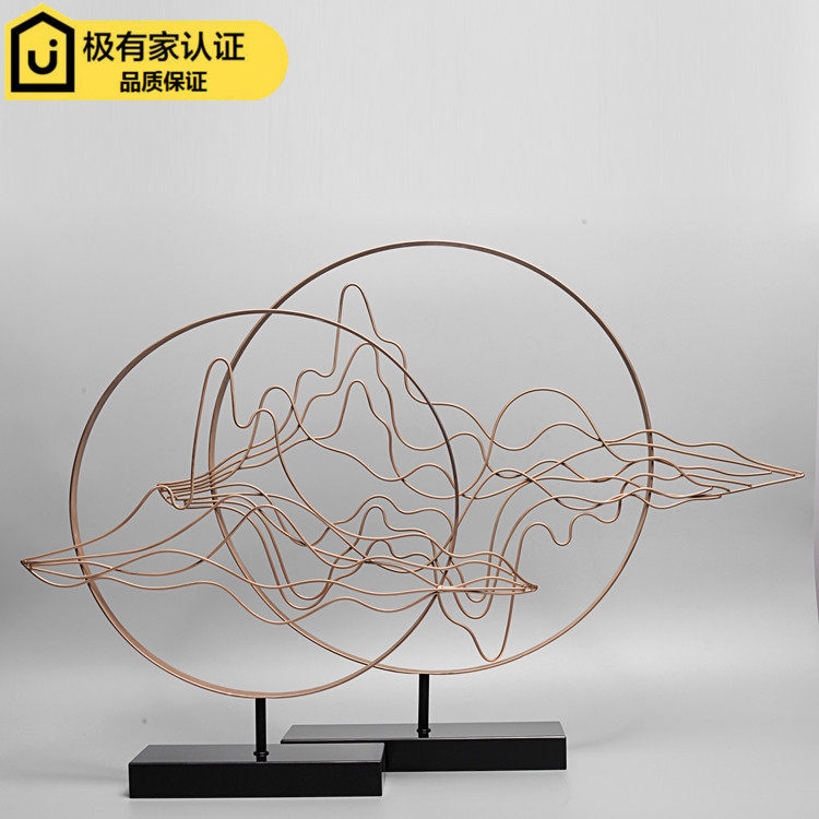 Modern new Chinese style simple living room lucky entrance TV cabinet decoration creative home accessories furniture soft decorations