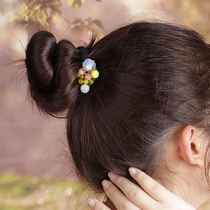 National style hair jewelry female 2022 new Hairband rubber band hair rope adult versatile temperament simple ancient wind head