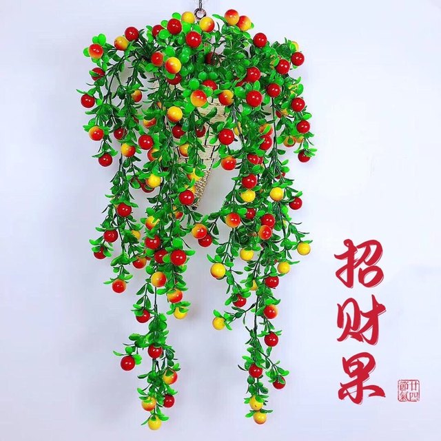 Hanging basket simulated flower decoration living room ornaments wall hangings dried flowers plastic flowers wedding opening living room wall covering