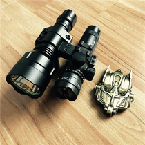 Jinming m4 STEDI modified accessories metal green laser flashlight integrated strong light tactical flashlight