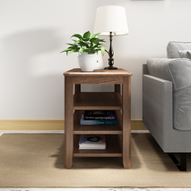 All solid wood side simple modern sofa side cabinet small table coffee table living room side table storage cabinet bedside table corner