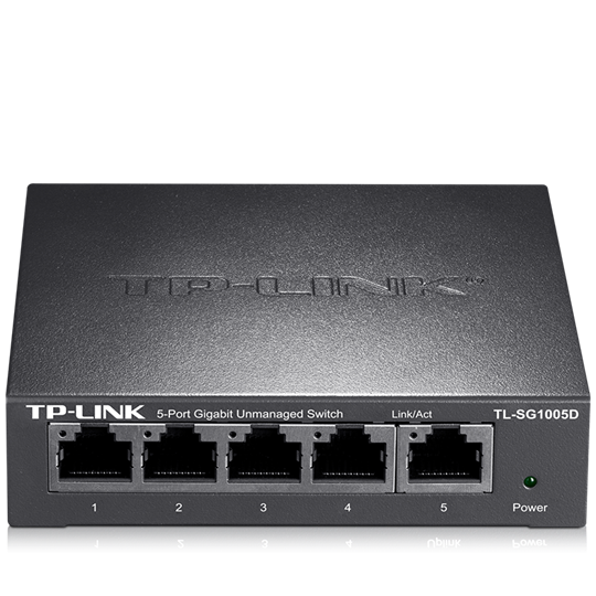 TP-LINK TL-SG1005D 5-port Gigabit network switch 1000M broadband shunt splitter enterprise office campus dormitory apartment dormitory Internet hub network port expansion