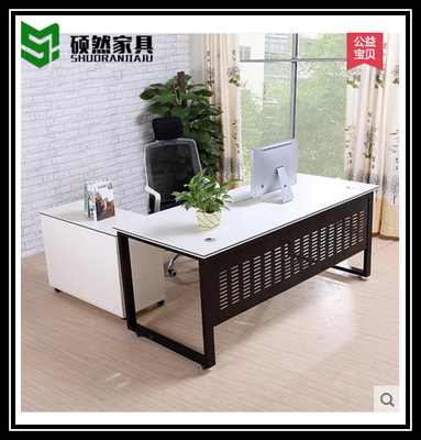 Simple modern combination simple single computer desk boss desk office desk manager desk office furniture desk chair