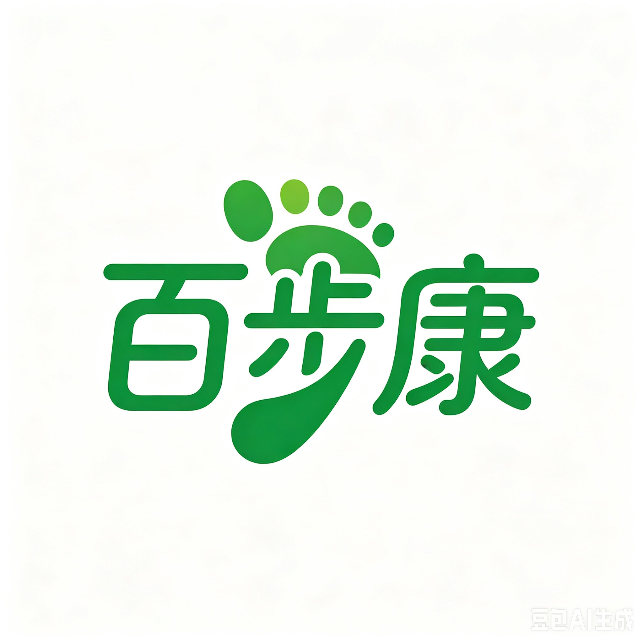 百步康电视购物总店的LOGO