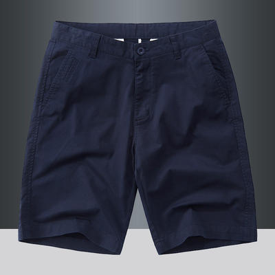 [special clearance] Shorts men simple all-match pure color five minute pants loose casual cotton pants beach pants