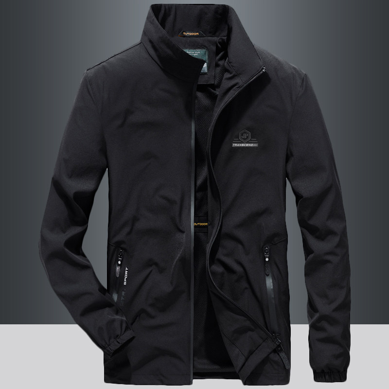 2021 autumn new jacket men's youth spring and autumn Korean version handsome stand collar casual loose sports jacket trend