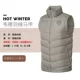 Li Ning down vest nam 2018 mùa đông áo sơ mi cổ áo cổ áo nam bình thường ngỗng xuống thể thao AMRN033 - Áo thể thao