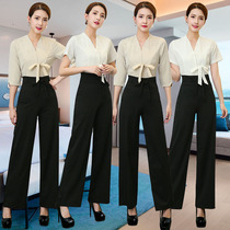 Beautician work clothes Female technician foot therapy shop foot leisure health push oil sauna foot bath spa club work clothes