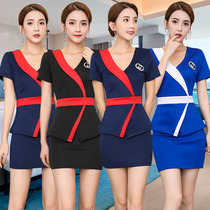 Technician work clothes female 2021 New Pedicure Foot Bath temperament set dress health beautician spa clothing women