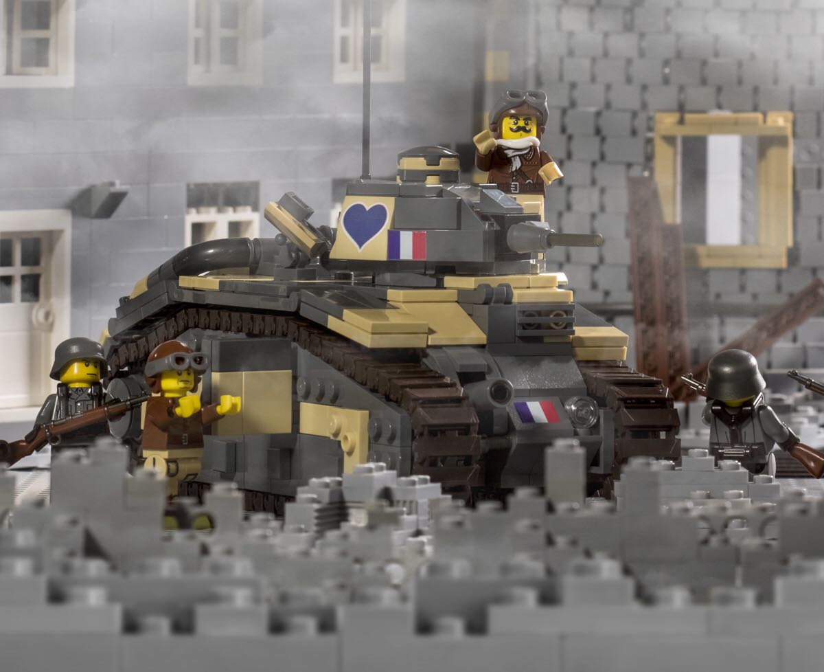 Купить Лего, Кубики brickmania Второй Мировой Войны французского танка ...