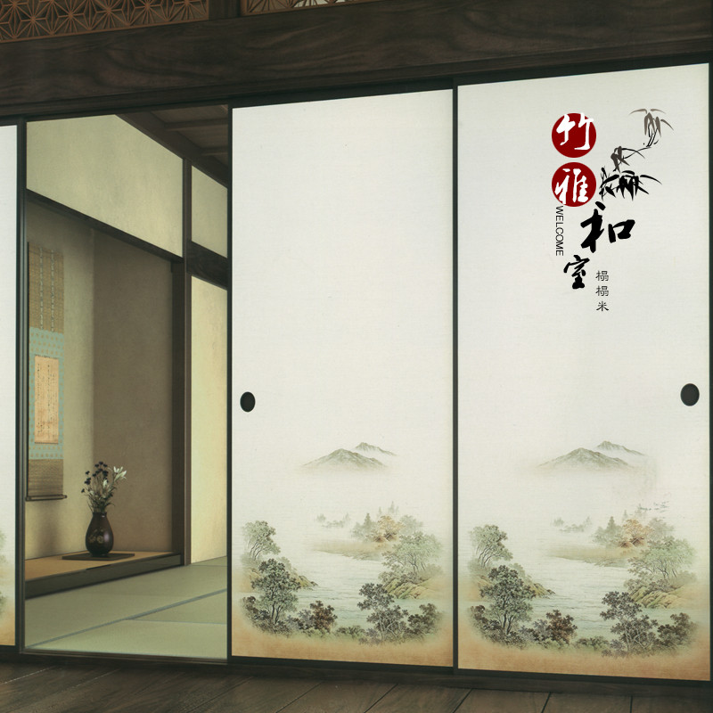 Bamboo and chamber tatami tatami Fuji Mauro paper cabinet door painting collapse Mifus Mammon Paper Japanese door paper 104