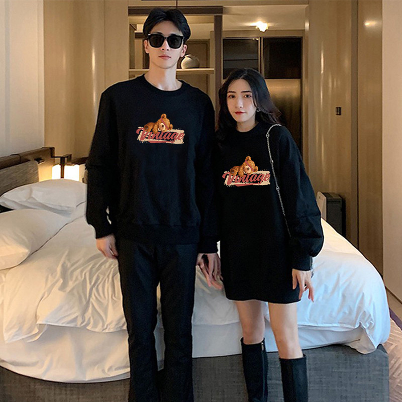 (Brands Discount Gestational dress) Fall new large size Sizes Loose Medium Long Version Printed Blouse Pure Cotton Casual Blouse Suit