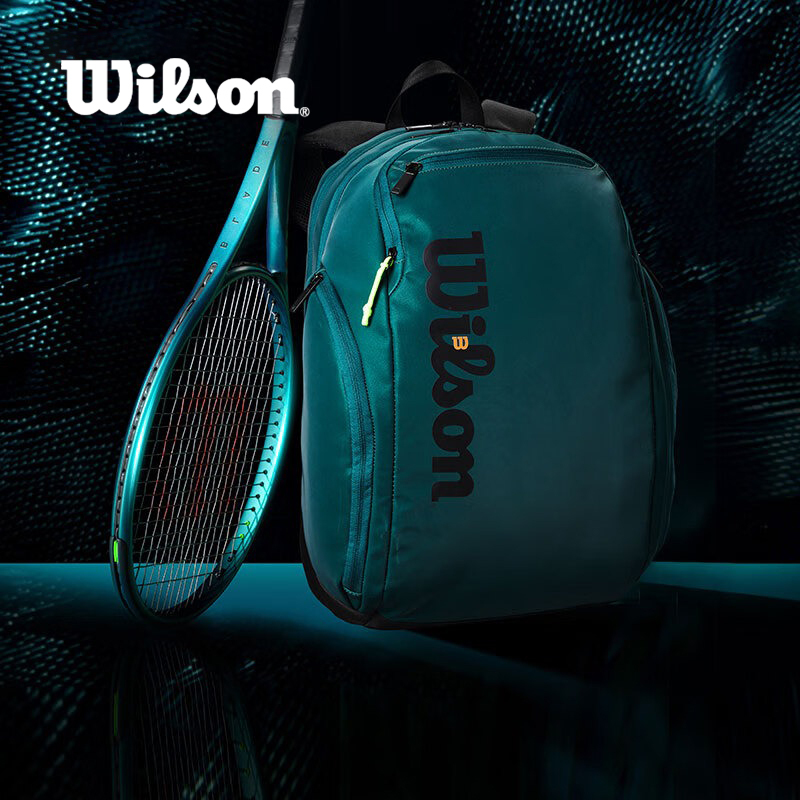 Wilson Multi-Functional Blade V10 Backpack Tennis Racket Bag 2-Piece Large-Capacity Sports Bag Wilson Multi-Functional Blade V10 Backpack Tennis Racket Bag 2-Piece Large-Capacity Sports Bag