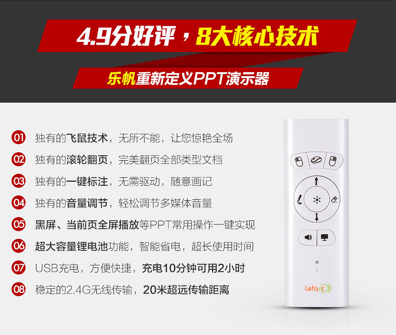 Telecommande - pointeur laser - Ref 384627 Image 6