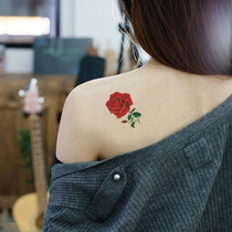 9 9 simulation waterproof personality sexy temptation cute fresh scar cover photo photo flower tattoo sticker