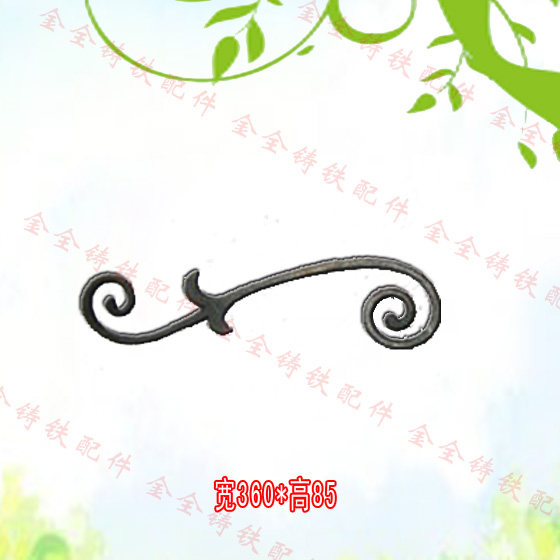 Castings S FLOWER IRON ART DECORATION ACCESSORIES HARDWARE MATERIALS DOORS AND WINDOWS INSTALLATION WORKS CAST IRON SEMI-FINISHED RAW IRON FLOWERS HOT SELL