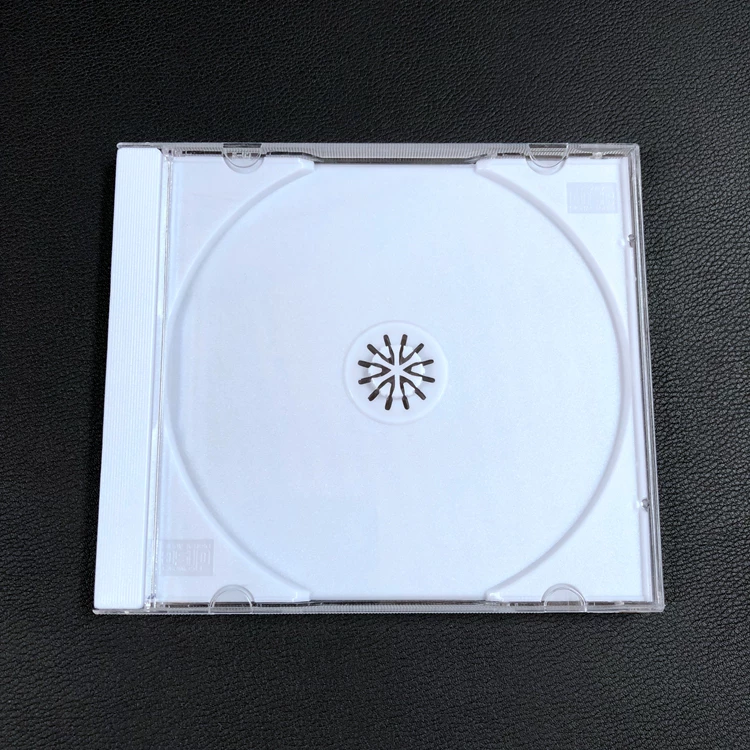 Прозрачная стандартная одноразовая CD-накопитель коробка для диска альбома DVD привод коробка двойной стол