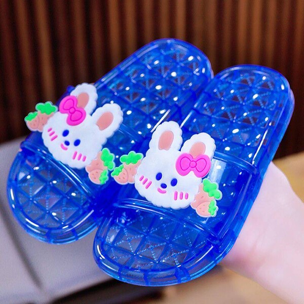Parent-Child Children's Crystal Girls' Sandals, Non-Smelly, Non-Slip, Cute, Soft-Soled, Suitable for Indoor and Outdoor Use, Transparent Beach Sandals — 5