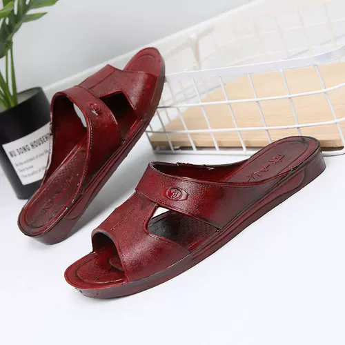 Нескользящие износостойкие тапочки на платформе, мягкий крем для обуви, для среднего возраста