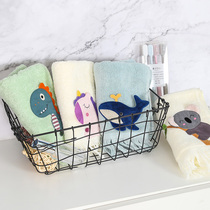Three-dimensional cartoon decoration full cotton flow Su face towel thickened strong water absorption creative wipe hand towel child wash face towel