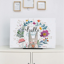 Cartoon cute rabbit bee 32 inch 42 inch TV Hood dust cover creative home TV ash dust cover