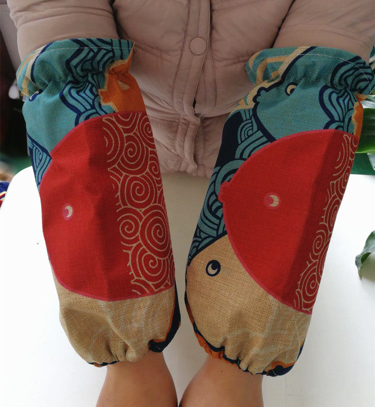 Rabbit sleeves Parent-child children housework anti-dirty sleeves Cartoon sleeves Men's and women's office four seasons long version of the sleeve