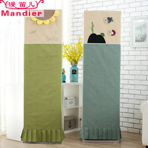 Mandier simple cabinet air conditioning cover Gree Midea 2~3p cloth art all-inclusive dust cover Mediterranean style