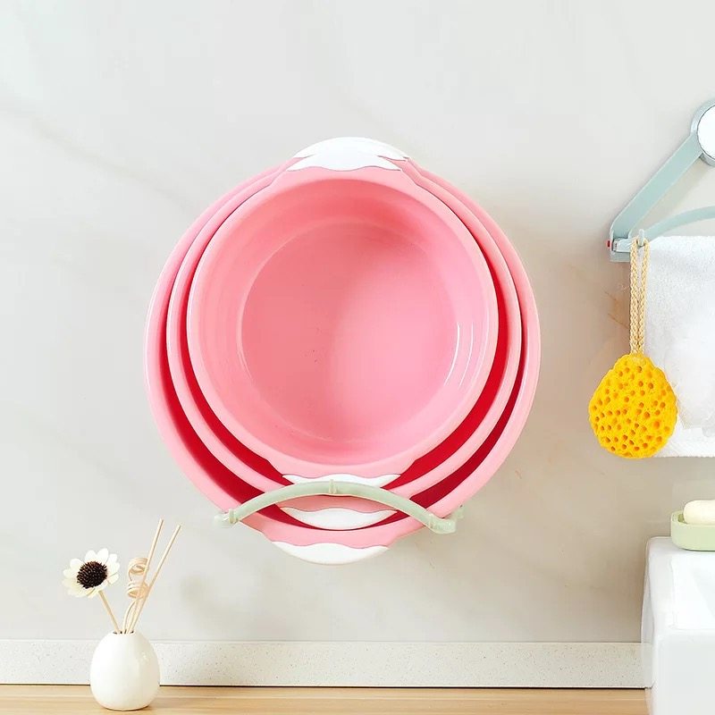 Punch-free basin wall hanging bathroom basin toilet basin toilet basin basin wash basin collection rack