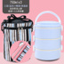 hộp com giữ nhiệt zojirushi 4 ngăn Hộp cơm trưa cách điện nhiều lớp 304 hộp cơm trưa inox nữ 1 người cầm tay sinh viên có nắp 2 nhân viên văn phòng - Hộp cơm điện sưởi ấm hộp cơm zojirushi Hộp cơm điện sưởi ấm