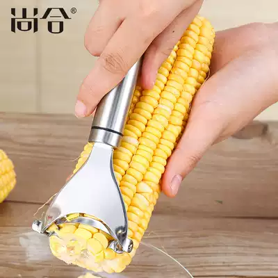 Shanghe 304 stainless steel manual corn planer, corn peeling device, corn planer, corn thresher