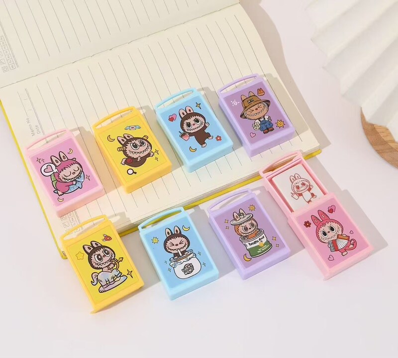 Labubu Magic Box Eraser Hidden Eraser Fun Educational Toy Erasable Eraser for Elementary School Students Labubu Magic Box Eraser Hidden Eraser Fun Educational Toy Erasable Eraser for Elementary School Students