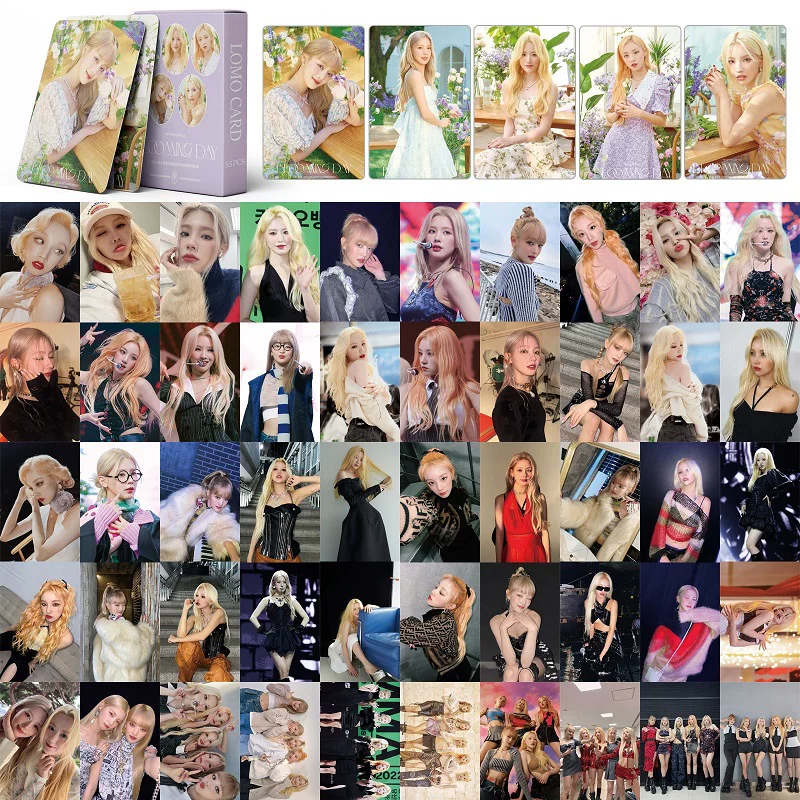 55 девушек (G) I-DLE маленькая карточка 2023 Season's Greetings периферийная коллекция открытки