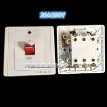 Yongjian 86 curved frame switch 250v20A high power industrial equipment start 380V switch air conditioning panel