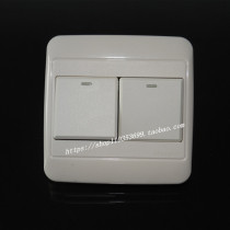 Steady without falling WF-6N2 S1C Two 2 bits 86 Type Switch 16A Single-control switch Panel Wall Power Outlet