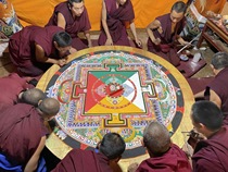 Sera Hayagriva Mandala Sand Bright Sand