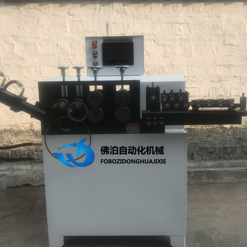 Stainless steel gasket ring machine 2 5*10 flange machine fast flange coil machine square iron flat iron steel bar bending machine