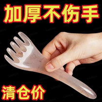 Five-claw massage comb for feet to dredge meridians resin comb with long arm for scratching head scraping comb beeswax beauty pulling stick