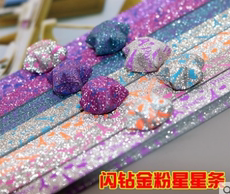 сувенирная бутылка 夜光彩色星星折纸条五角星纸手工叠折星星的小星星幼儿园彩纸叠纸