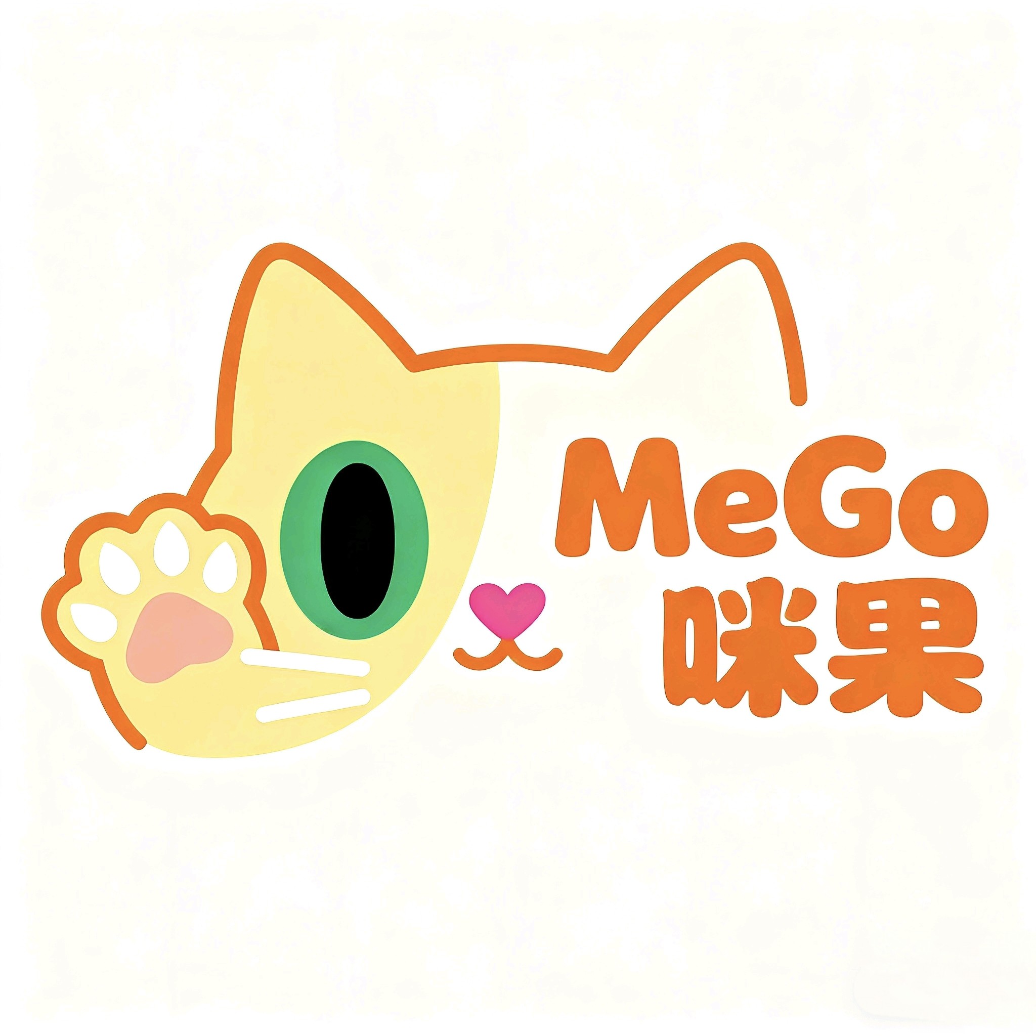 MeGo咪果宠物用品店的LOGO