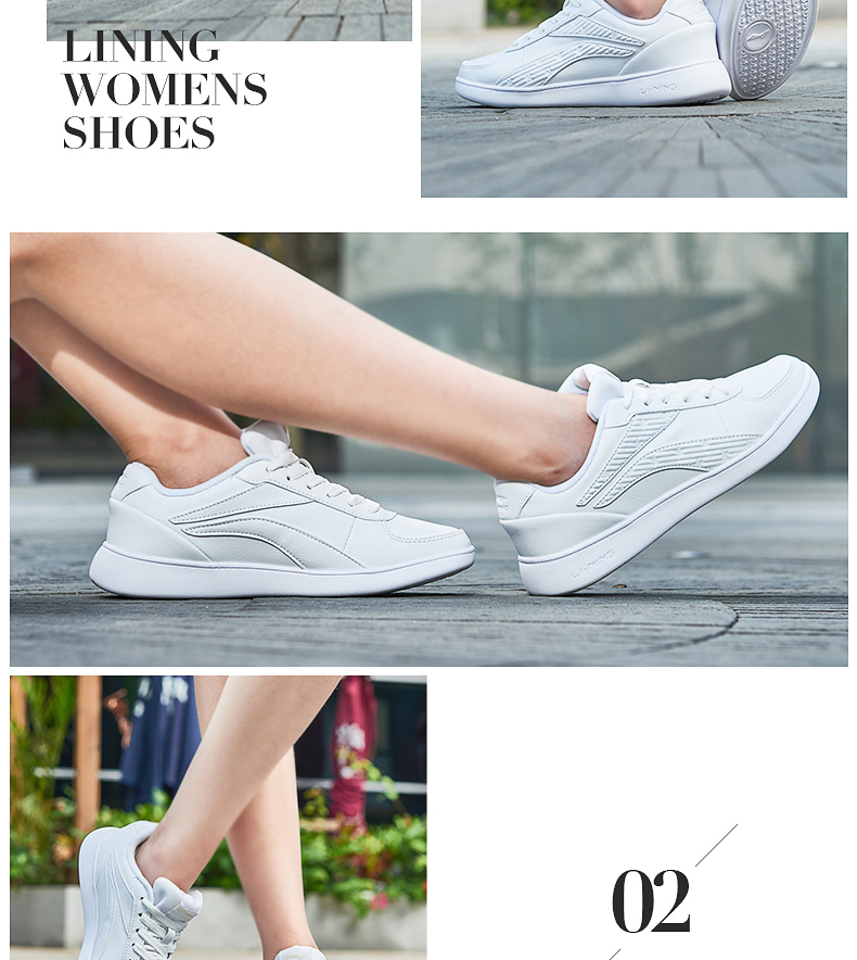 Li Ning giày của phụ nữ thường giày 2018 mùa hè phá vỡ mã mùa xuân retro cổ điển giày da giày thể thao giày chạy bộ giày thể thao nam sneaker