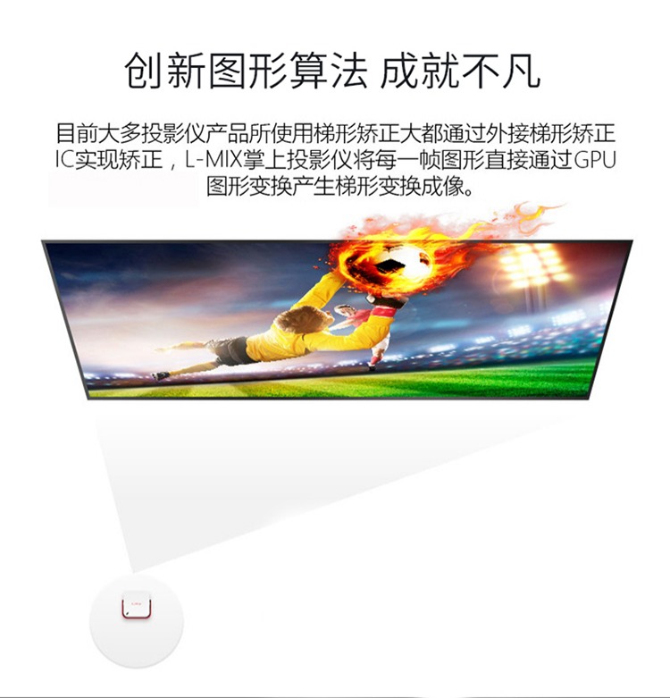 Máy chiếu siêu nhỏ thông minh L-MIX Thiết bị chiếu di động WIFI Bluetooth của bạn văn phòng HD 1080P - Máy chiếu