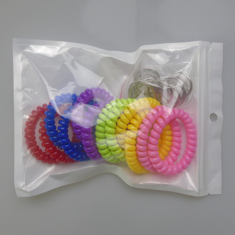 Spring Bracelet MORE WARDROBE KEY BUTTON KEY HAND RING BATHING SAUNA SWIMMING FITNESS DEPOSIT CABINET NUMBER PLATE BRACELET