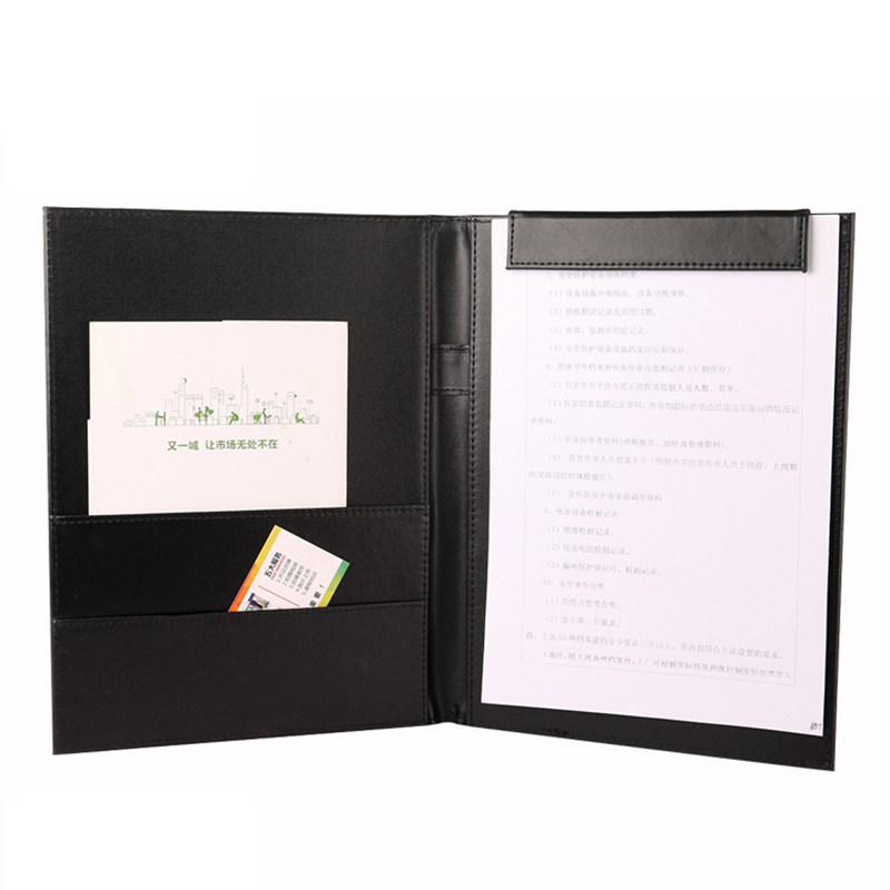 Service Guide Clip Hotel Guide This Guesthouse Room Supplies Leather A4 Magnetic Folder Loose-Leaf Pad Customization