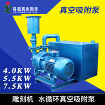 Engraving machine vacuum adsorption pump 4 0KW 5 5kw 7 5kw woodworking engraving machine water ring vacuum adsorption pump