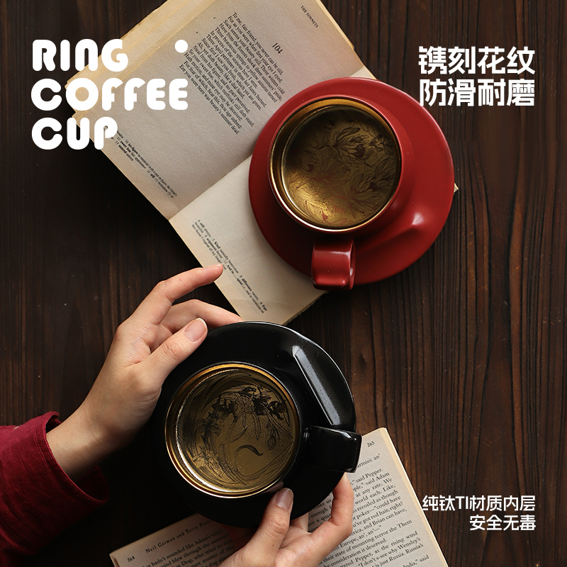 Flying Object Couple Coffee Mugs Set for Newlyweds, Wedding, Engagement, Birthday, Housewarming Gift Box, Jingdezhen Ceramic Shape