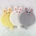 Bunny coaster len nỉ vật liệu tự làm thủ công poke Le Meng Meng món quà sáng tạo gói vật liệu nhà vải - Công cụ & vật liệu may DIY