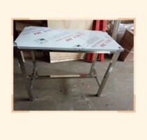 Custom stainless steel workbench console dust-free workshop Workbench increase countertops Workbench single double
