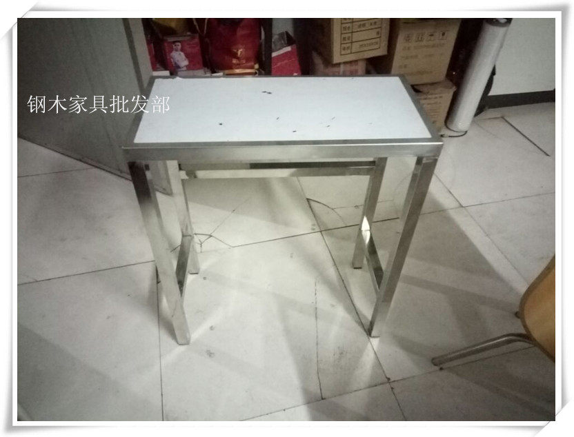 Customized stainless steel small table household kitchen small table simple stainless steel table - Taobao